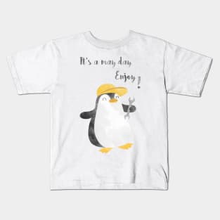 It is a may day - enjoy Labor Day. Kids T-Shirt